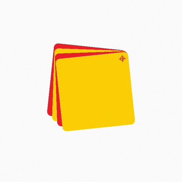 Square cards stack